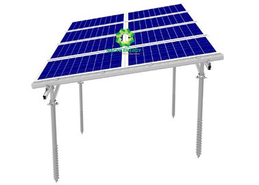 Original Rolling Ground Mount Solar Racking Systems High Performance