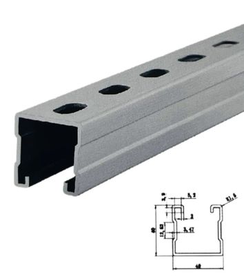 Buen precio Resistencia a la temperatura de los paneles solares, rieles de aleación de aluminio, kit de rieles solares en línea