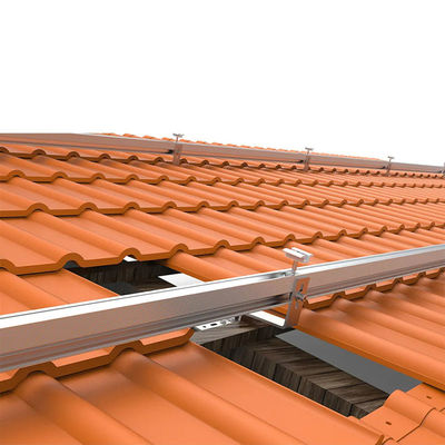 Buen precio 41mm Panel de paneles solares de techo de rieles anodizados paneles solares de fijación de rieles en línea