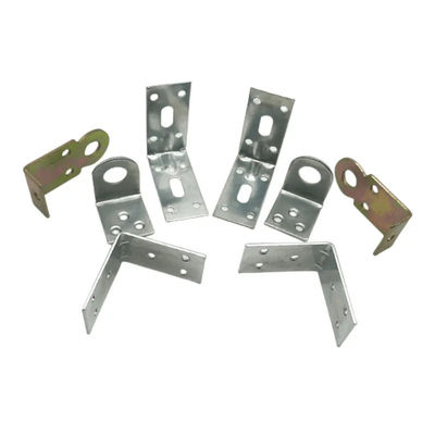 Buen precio Materiales de construcción de anclajes de paredes de cortinas recubiertas en polvo de aleación de aluminio de 90 grados en línea
