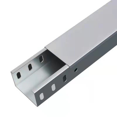 Buen precio 2.0 mm bandeja de cable cerrada galvanizado bandeja de cable de 50 mm 100 kg carga en línea