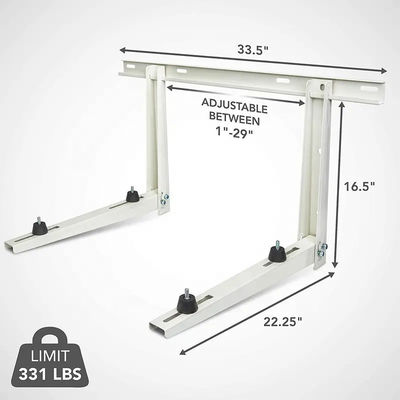 Buen precio Capacidad 200Lbs Ventana Ac Holder soporte de aire acondicionado de trabajo pesado en línea