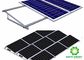 Aluminum Brackets Solar Structure  Panel Racking  / Solar PV Panel Ballasted Solar Mounting Systems Stable Structure